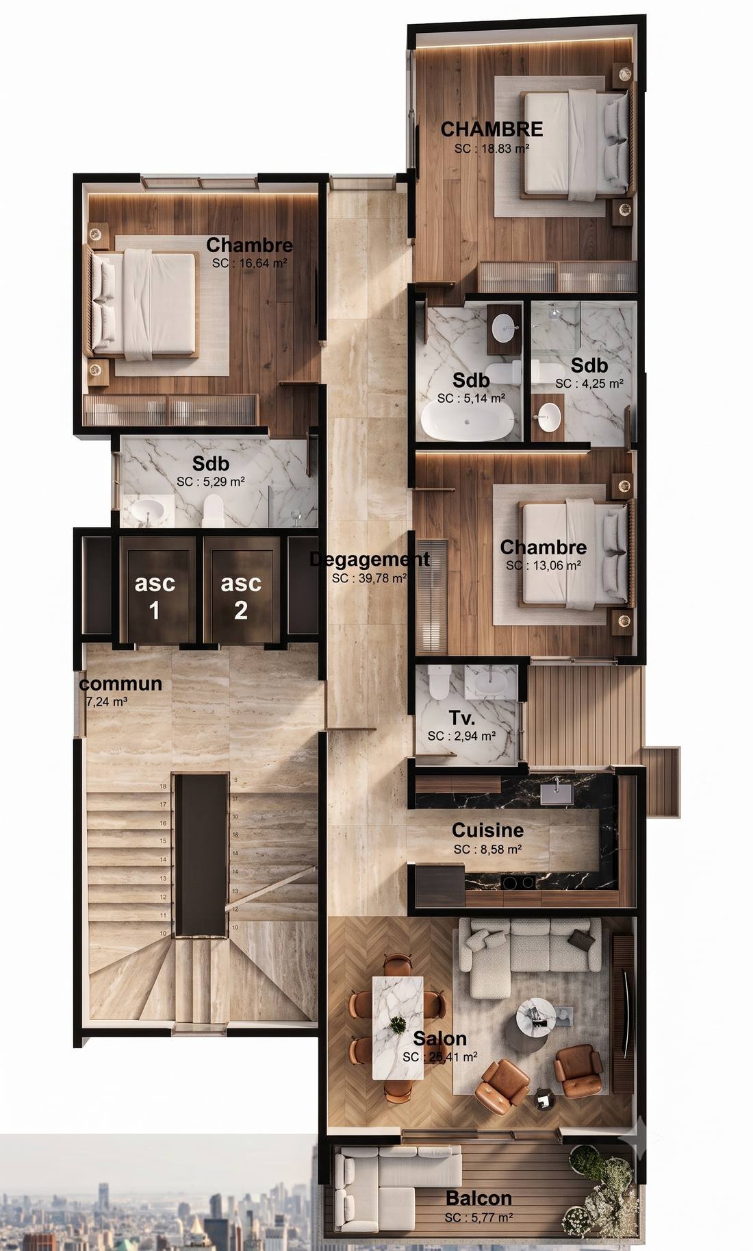Zuri — F4 131 m²